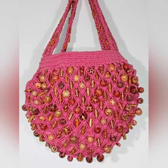 RARE LUNA DEL PINAL CROCHET HANDBAG. - Picture 3 of 8